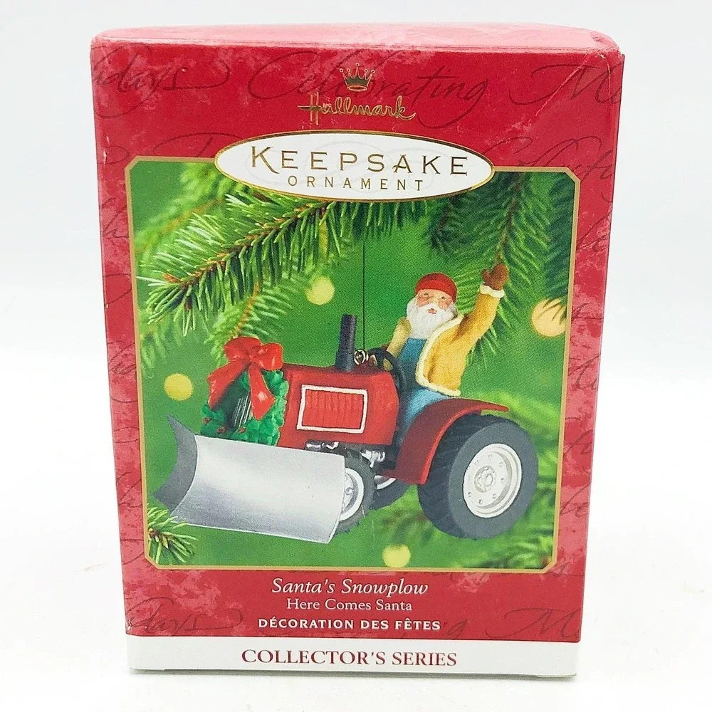 Santa's Snowplow 2001‎ Hallmark Ornament #23 in Here Comes Santa